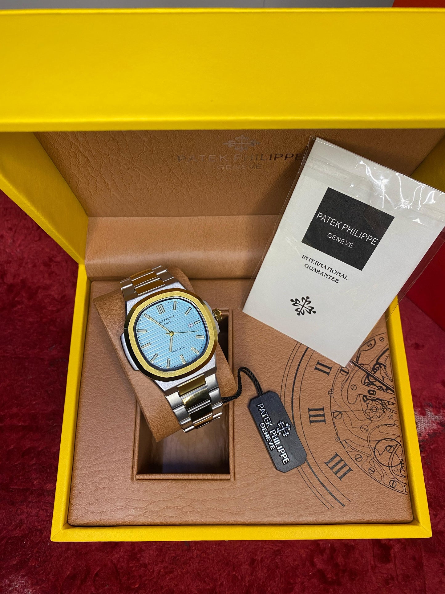 Patek Philippe Geneve | Two tone Tiffany| Master Quality | Butterfly lock