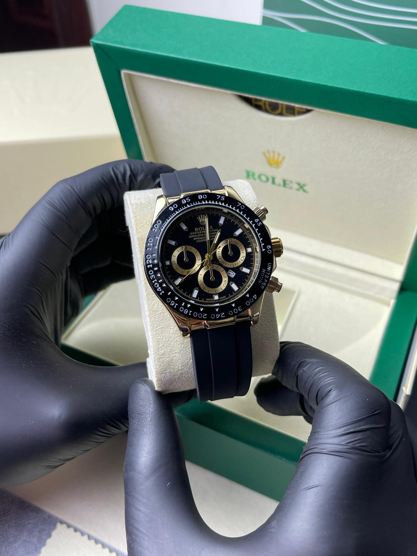 Rolex Oyster perpetual Daytona | Chronograph Style | butterfly lock | Rotatable Dial | Master Quality