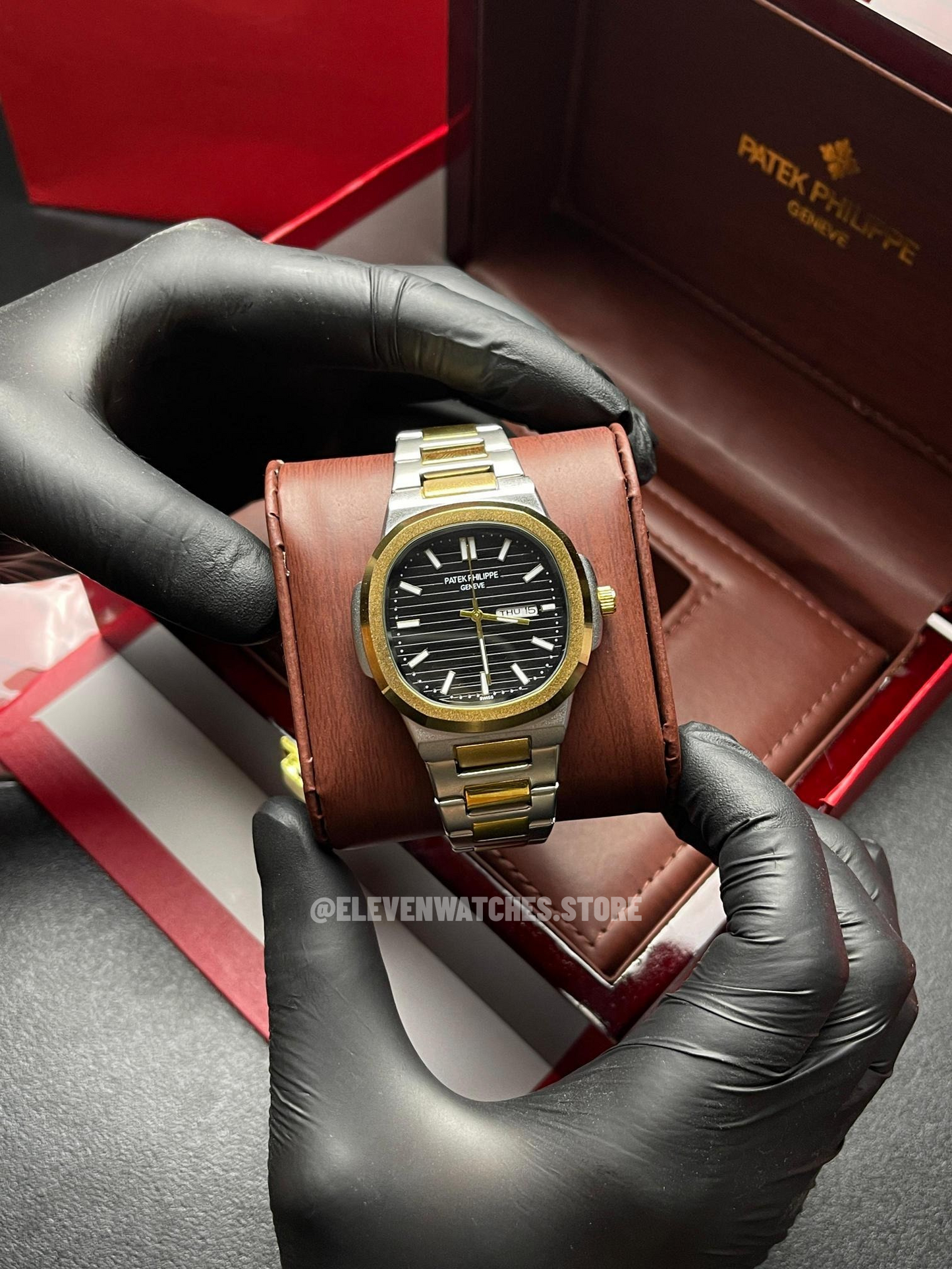 Patek Phillipe Geneve | Master Quality | Day-Date | Two tone Black