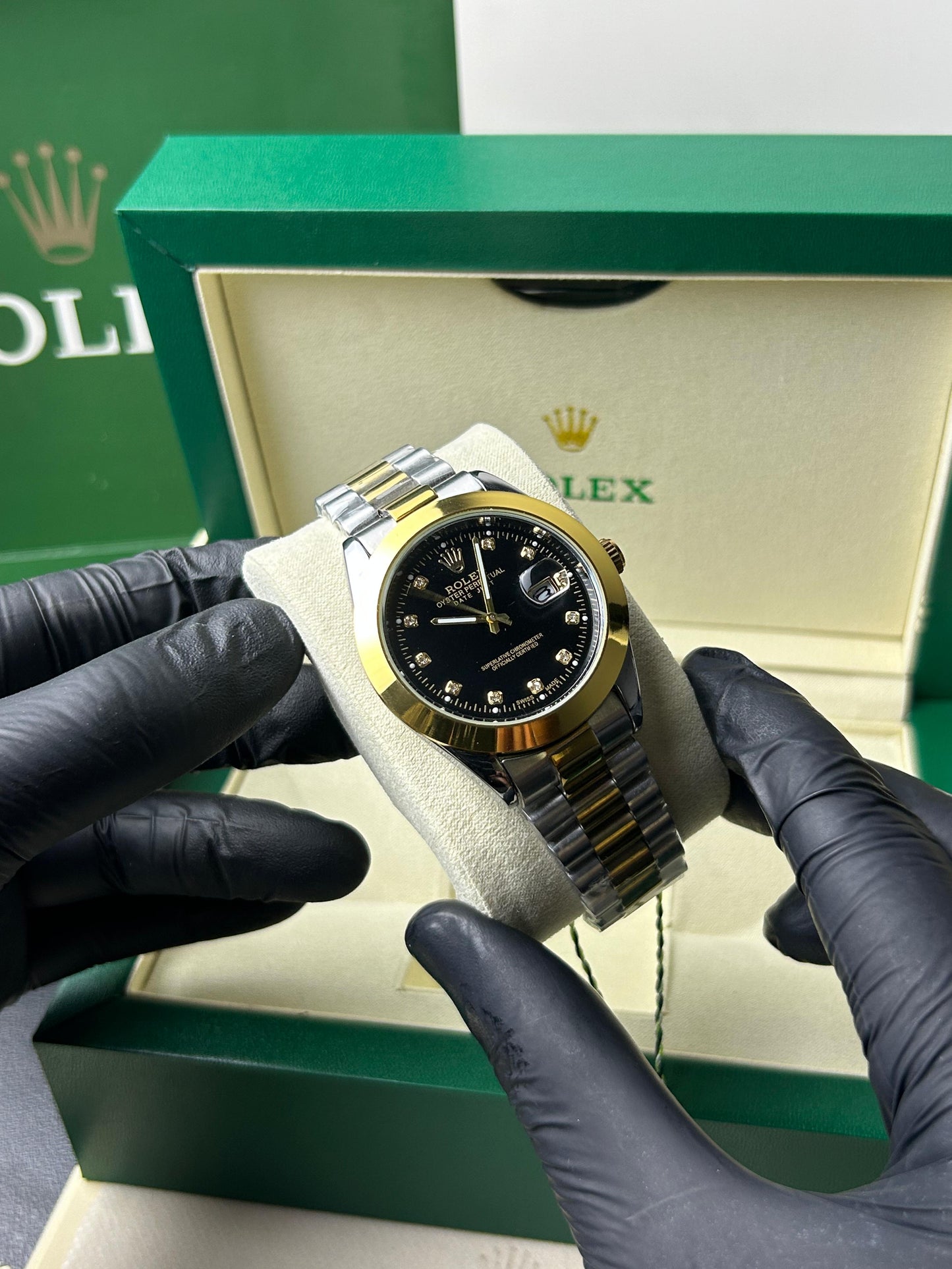 Rolex Oyster Perpetual | Date Just | Two tone Black | Quartz Movement | Master Quality