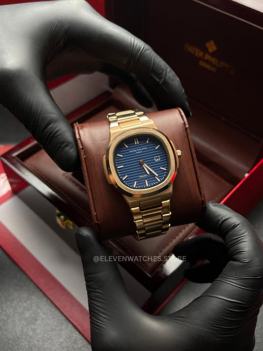 Patek Phillipe Geneve | Master Quality | Date Working | Rose gold Blue | Most Demanding Color