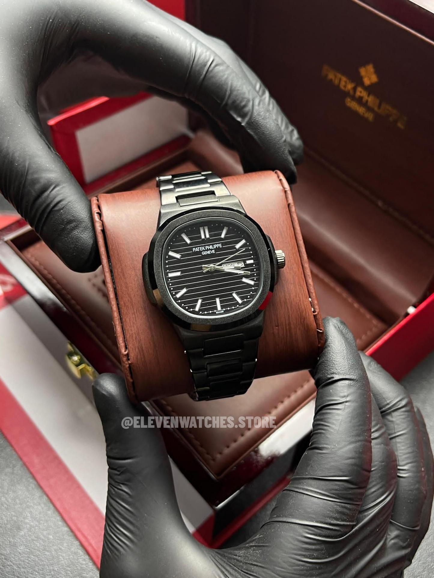 Patek Phillipe Geneve | Master Quality | Day Date | Jet Black |