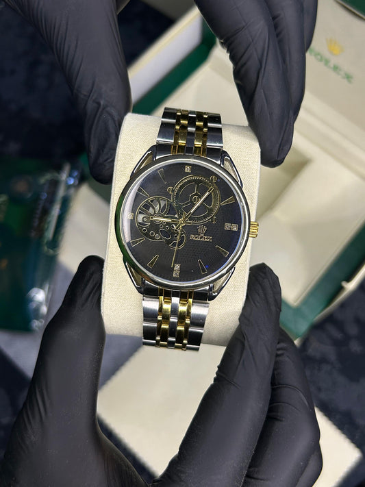 Rolex Semi Luxury | Stainless steel |  Black dial