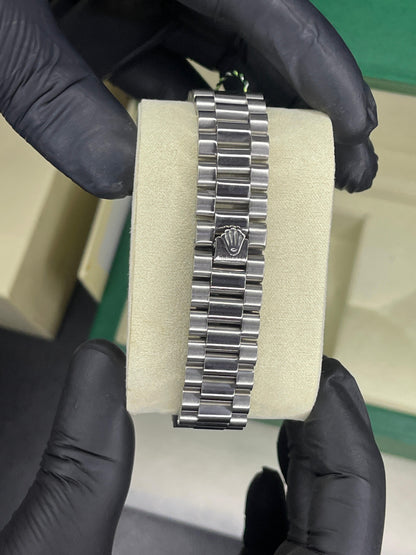 Rolex Oyster Perpetual | Date Just | Master Quality | Silver Chain | Black Dial