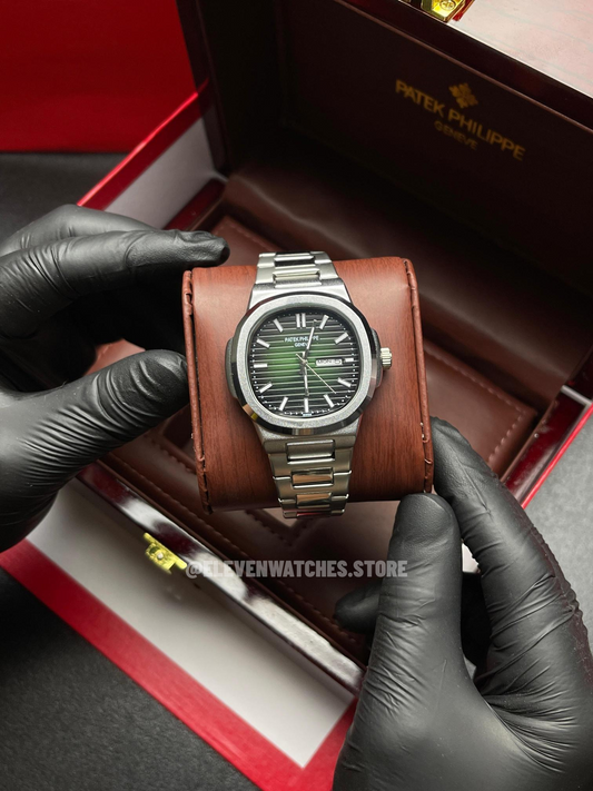 Patek Phillipe Geneve | Master Quality | Day Date | Silver Green
